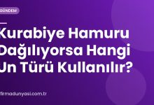 Kurabiye Hamuru Dağılıyorsa Hangi Un Türü Kullanılır?