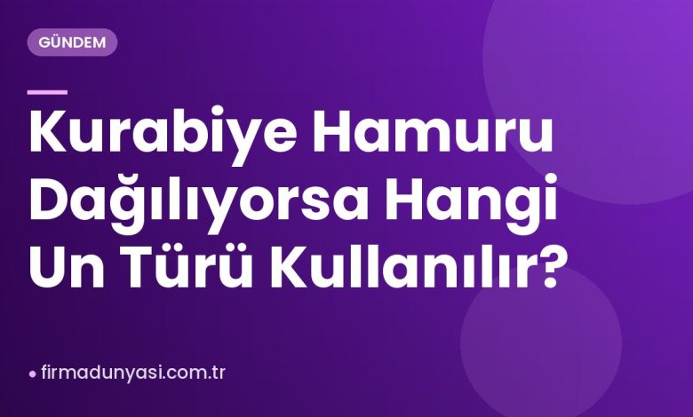 Kurabiye Hamuru Dağılıyorsa Hangi Un Türü Kullanılır? Kurabiye Hamuru Dağılıyorsa Hangi Un Türü Kullanılır?