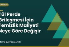 Tül Perde Grileşmesi İçin Temizlik Maliyeti Neye Göre Değişir
